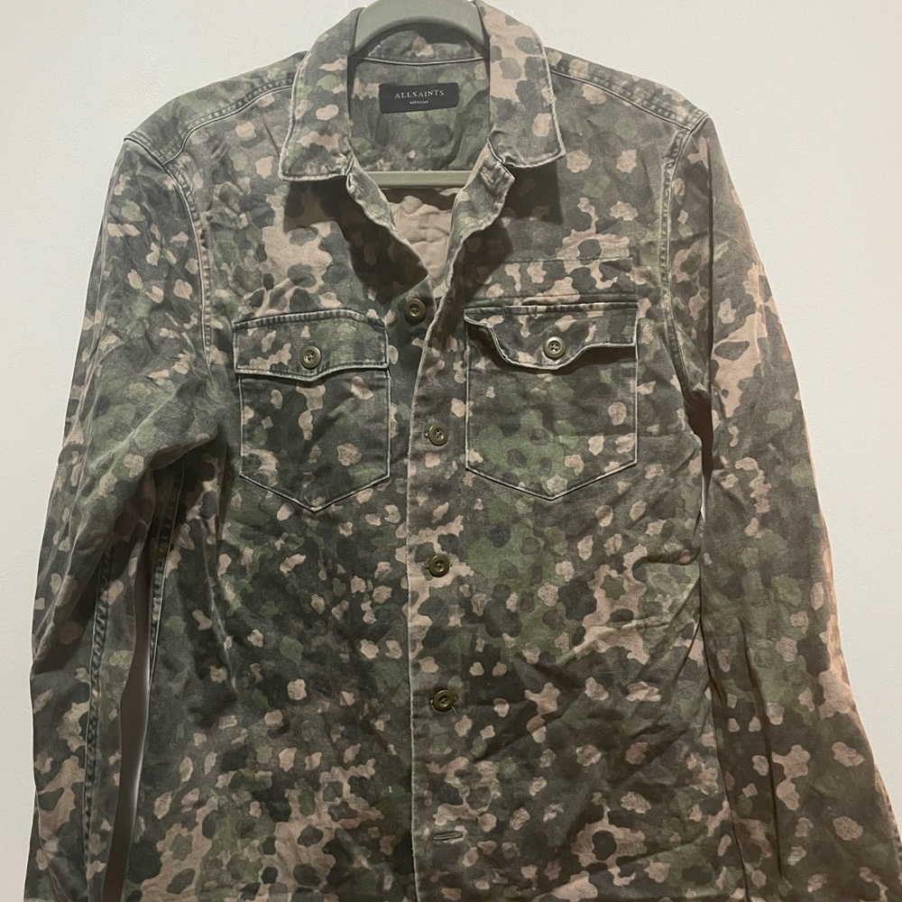 AllSaints men’s Fassett camouflage shirt.